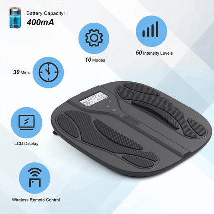 Cordless Electric Muscle Stimulator with Wireless Remote – Pulse Relaxation for Targeted Relaxation
