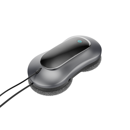 Smart Robotic Window Cleaner with Dual Water Jets, 3000Pa Suction & Remote Control
