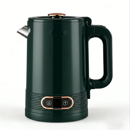 Portable 1.8L Electric Kettle 1500W Rapid Heating Cordless Design Green