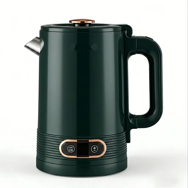 Portable 1.8L Electric Kettle 1500W Rapid Heating Cordless Design Green