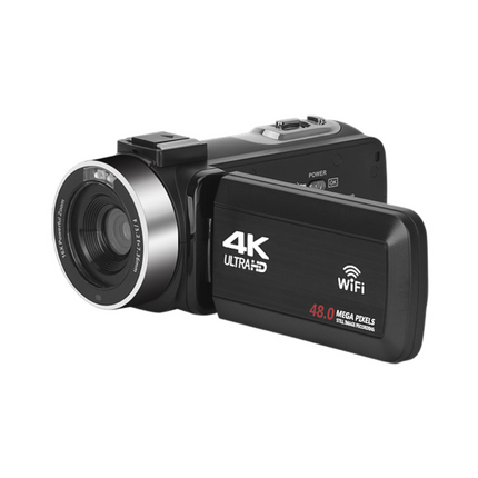 4K Digital Video Camera with 3.0" Touchscreen, 18X Zoom, WiFi and External Microphone Support