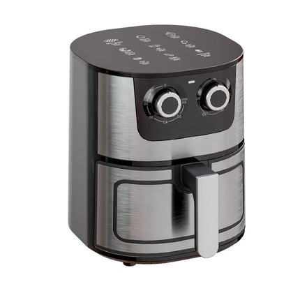 7L Large Capacity Air Fryer Oven with 1250W Rapid Heat, 80-200°C Adjustable Temp & 60min Timer