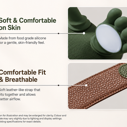 Portable Heated Neck & Shoulder Massager with Adjustable Kneading Modes – Green