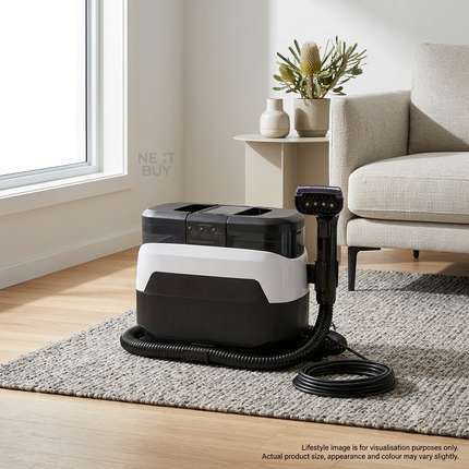 Portable High-Pressure Steam Cleaner for Carpets, Upholstery, Glass and Vehicle Interiors