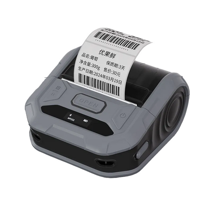 Fast Thermal Printer 100mm/s, USB & Bluetooth, 203dpi, 20-80mm Paper Support