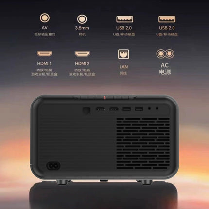 Native 1080P Smart Projector with Android 12, Dual HDMI, Auto Focus and Wide Screen Support