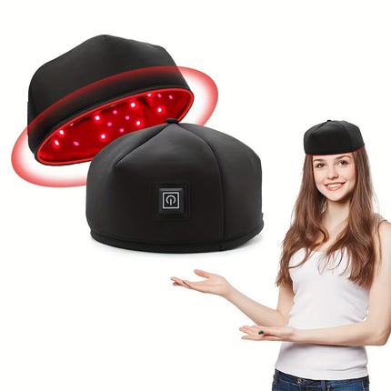 Infrared LED Hair Relaxation Cap – Advanced Red Light Support for Thicker-Looking Hair