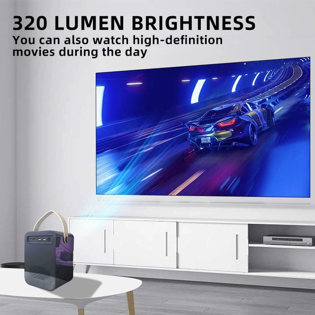 Portable Projector with Android 11 and Native 1080P Support for Business and Education Use