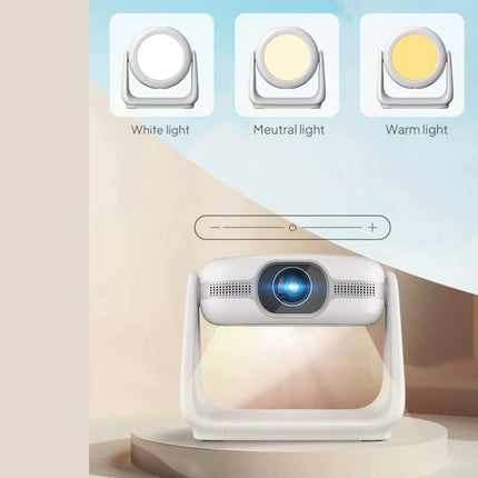 Compact Home and Outdoor Projector 1920x1080 with Android 11 and Built-in Apps