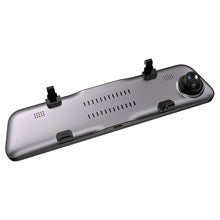 12 Inch Full Screen Rear View Mirror Camera Recorder with Touch Display and Parking Monitoring