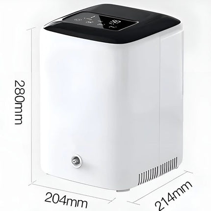 Compact Cordless Oxygen Concentrator Adjustable Flow 1–7L with LCD Touch and Remote