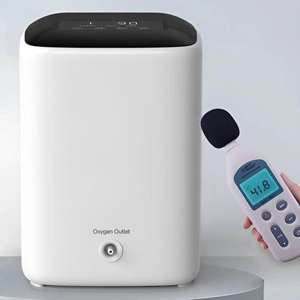 Compact Cordless Oxygen Concentrator Adjustable Flow 1–7L with LCD Touch and Remote