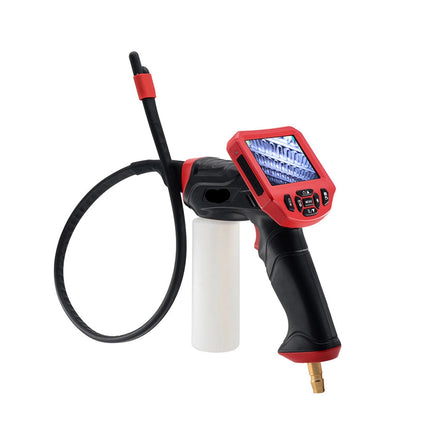 Rechargeable Drain Inspection Camera Cleaner with 0.8MP Air Spray and 800mm Flexible Tube