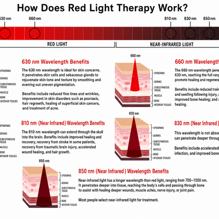 Infrared & Red Light Body Wrap Belt for Muscle Relief and Daily Recovery