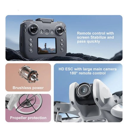 Ultra-Light 8K Aerial Camera Drone with 5KM Range & Smart FPV Controller