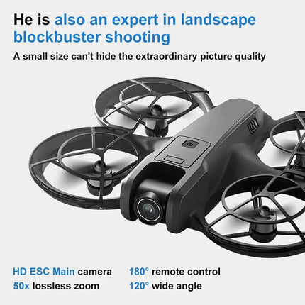 Ultra-Light 8K Aerial Camera Drone with 5KM Range & Smart FPV Controller
