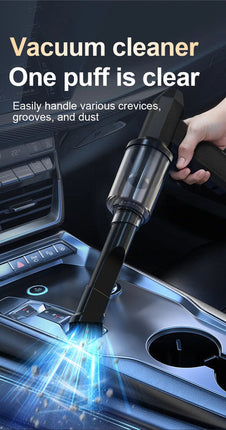Portable Cordless Electric Air Duster & Suction Cleaner – Compact Cleaning Tool (Black)