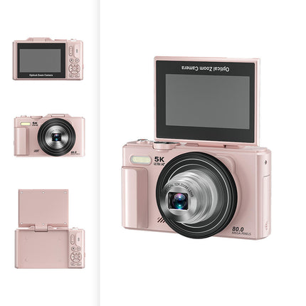 5K Digital Camera with 80MP HD Resolution, 12X Optical Zoom, Autofocus and WiFi