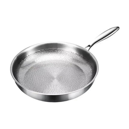30cm Premium Titanium Frying Pan with Hammered Texture Fast Heating & Hassle-Free Cooking