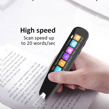 Portable AI Scan Translator Pen with Voice Translation 134 Languages Type-C Rechargeable