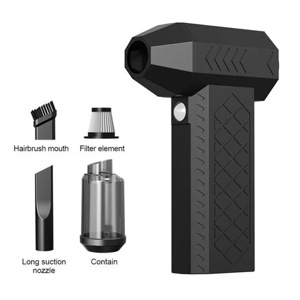 Portable Cordless Electric Air Duster & Suction Cleaner – Compact Cleaning Tool (Black)