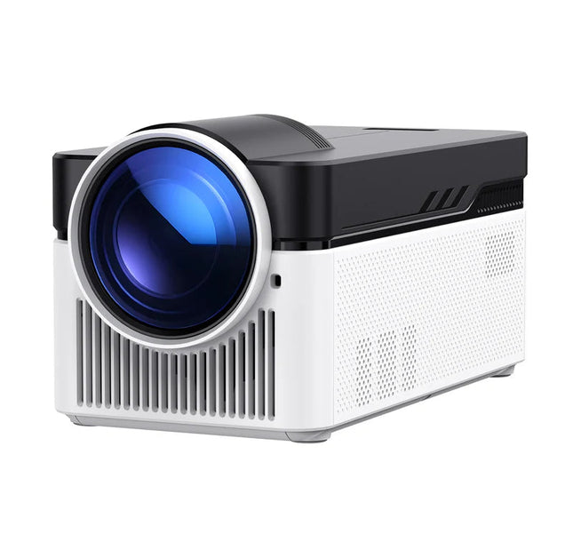 1080P LED Home Theater Projector with Dual Speakers Wireless Screen Mirroring