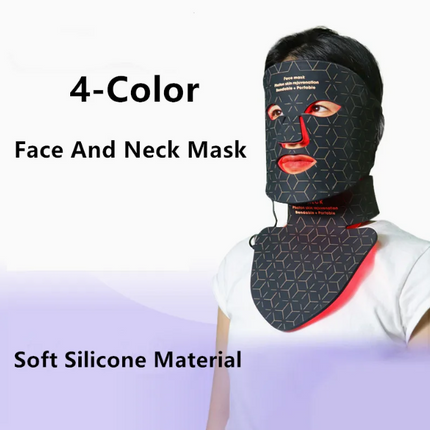 Skin LED Relaxation Mask for Face Neck 480 Lights Anti Aging Rejuvenation
