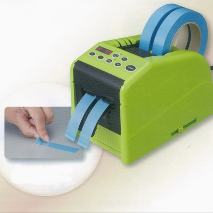 PLC-Powered Automatic Tape Cutter & Dispenser Machine (6–60mm), Quiet Electric Operation