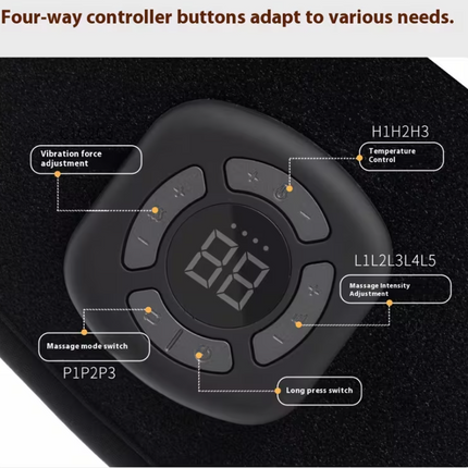 Portable Electric Foot & Ankle Massager with Infrared Heat and Compression