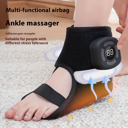 Portable Electric Foot & Ankle Massager with Infrared Heat and Compression