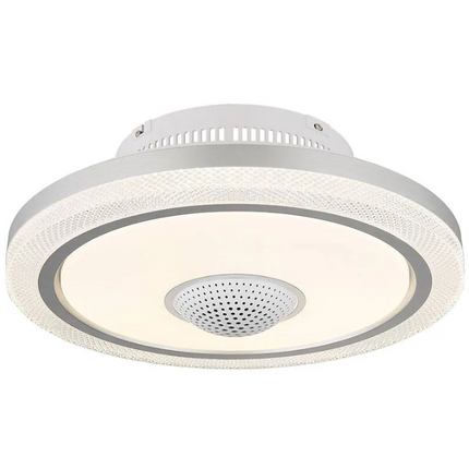 Bladeless LED Light Fan with HEPA H11 Air Purification, Plasma Ion & 5.7m/s Airflow