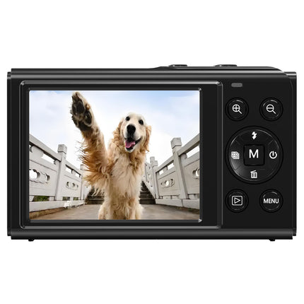 4K Digital Camera with 75MP, WiFi, Autofocus, 2.8" IPS Screen & LED Fill Light