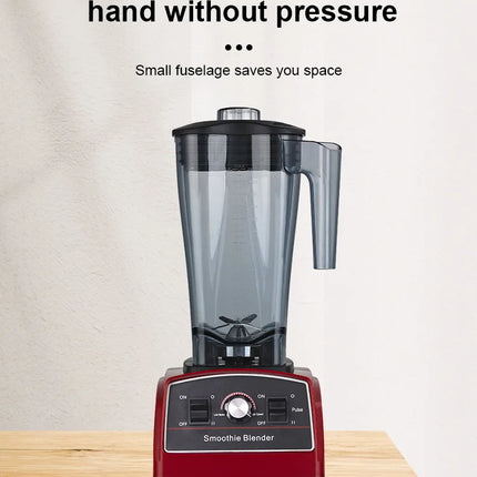 Countertop Blender 3L Adjustable Speed for Smoothies Sauces Ice Crushing Black
