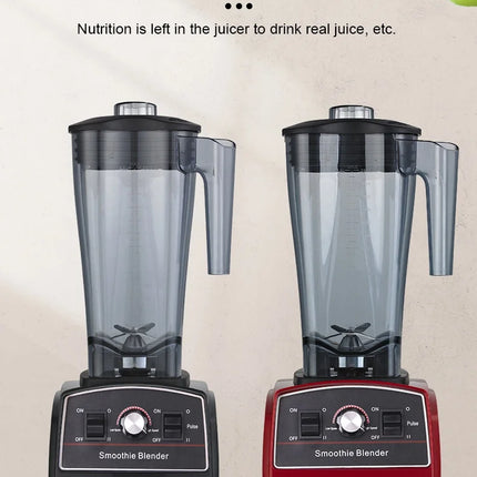 Countertop Blender 3L Adjustable Speed for Smoothies Sauces Ice Crushing Black