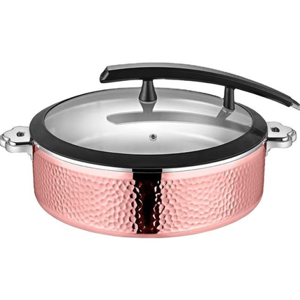 32cm Large Soup Pot with Lid, 3-Ply Stainless Steel Heavy-Duty Stockpot