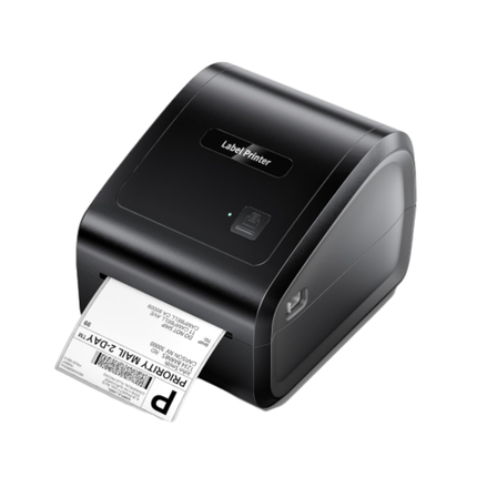 Portable Thermal Label Printer with USB & Bluetooth Connectivity, 203 DPI, 20-115mm Labels