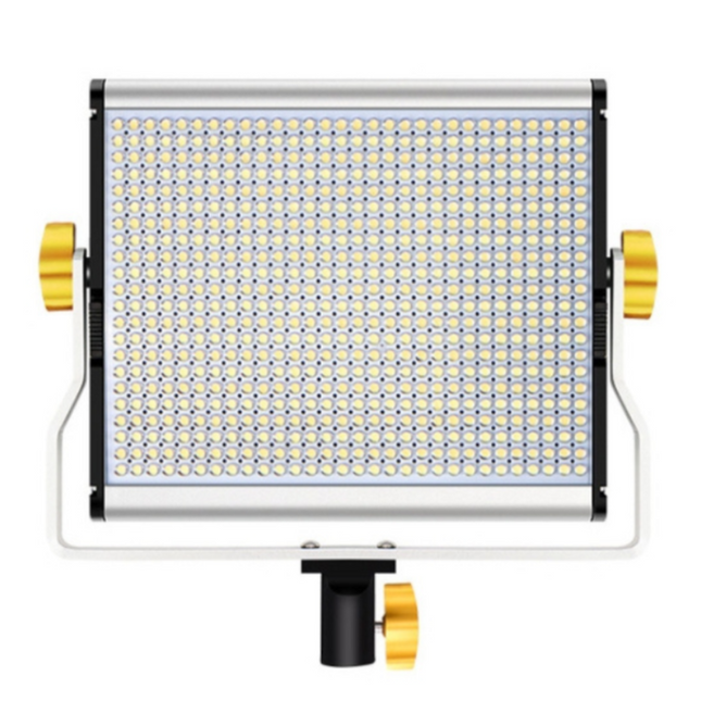 Studio LED Light 480 LEDs, 3200-6500K Dual Tone, Rechargeable with Sony NP-F Battery
