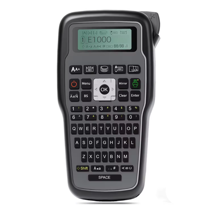 Portable Thermal Transfer Label Printer 203 DPI with Type-C Power & 6-12mm Tape Support