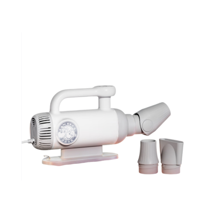 Compact Portable Pet Hair Dryer with Brushless Motor and Lightweight ABS Body