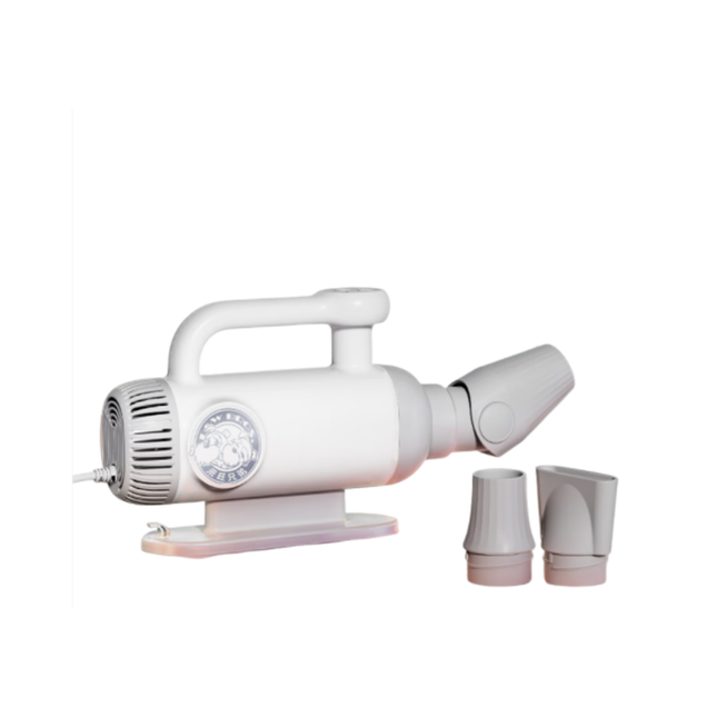Compact Portable Pet Hair Dryer with Brushless Motor and Lightweight ABS Body