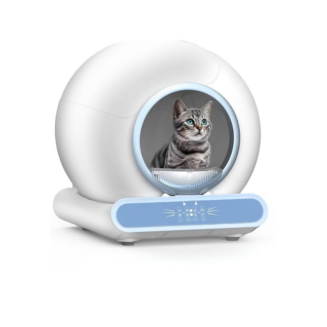 Smart Automatic Cat Litter Box 65L with App Control for Multi-Cat Households