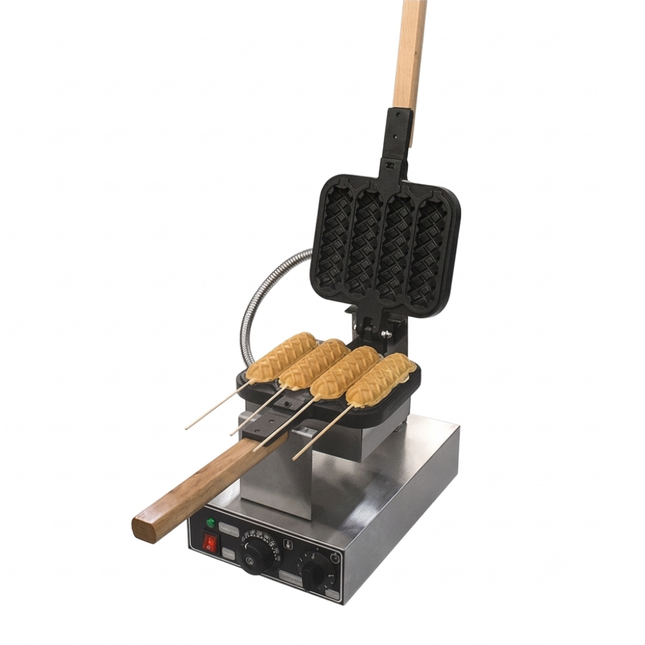 Electric Waffle Stick Maker 1340W Non-Stick Stainless Steel Commercial Waffle Baker