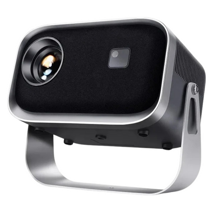Compact Android 720p HD Projector 150 ANSI Lumens WiFi Bluetooth Portable Gray
