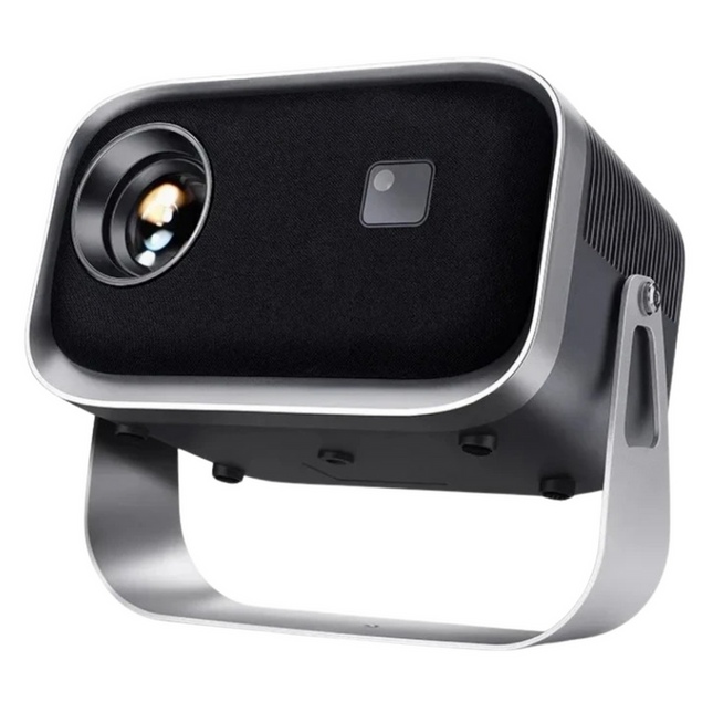 Compact Android 720p HD Projector 150 ANSI Lumens WiFi Bluetooth Portable Gray