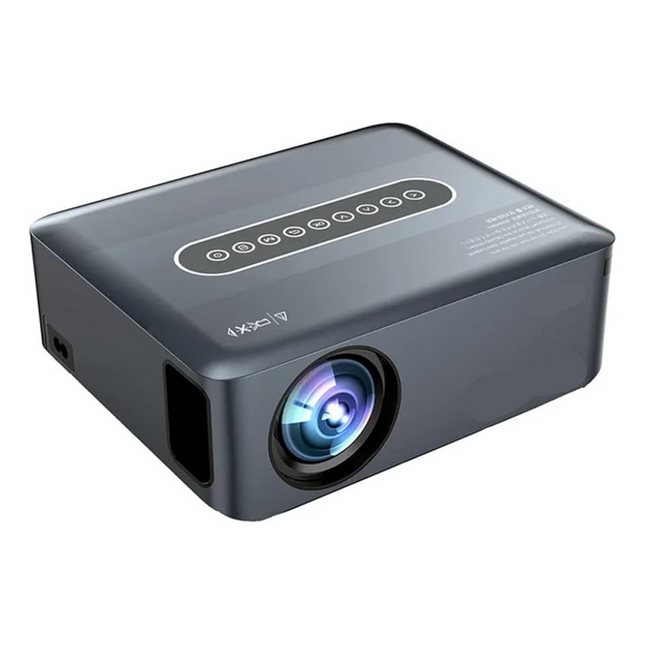 Compact Smart Projector 1080p Full HD with 400 ANSI Lumens  WiFi Screen Casting & BT Remote