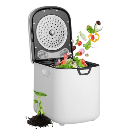 Compact 3.5L Air Filtration System with Quiet Operation and Adjustable Settings White