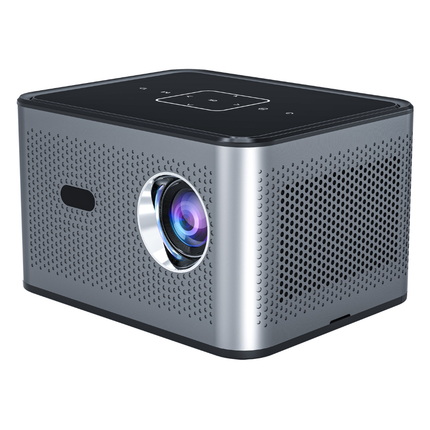 Compact 720P Smart Projector with Electric Focus, RGB Lighting, 4K Decoding & Wireless Connectivity