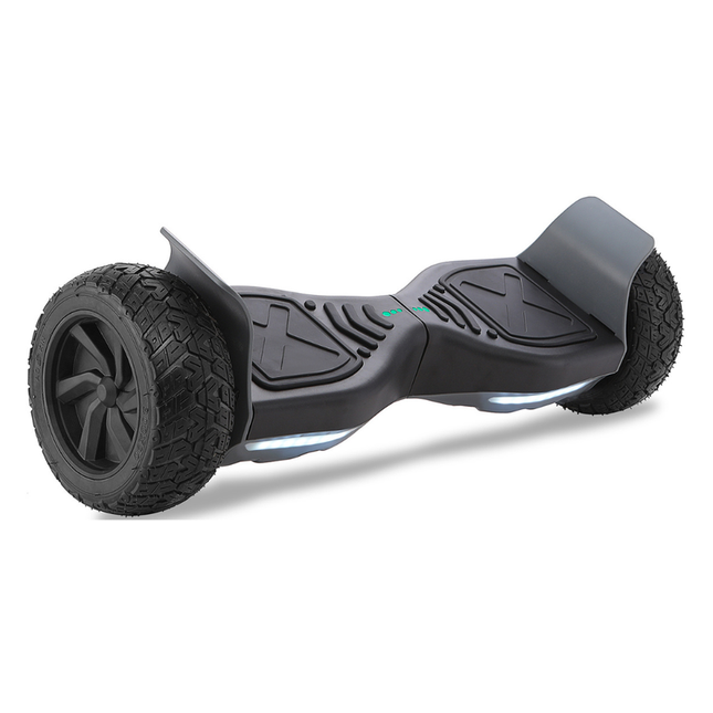 8.5" Self-Balancing Hoverboard with LED Lights & Bluetooth Speaker – Aluminium Alloy Frame, Solid Tyres, 36V 350W Dual Motor