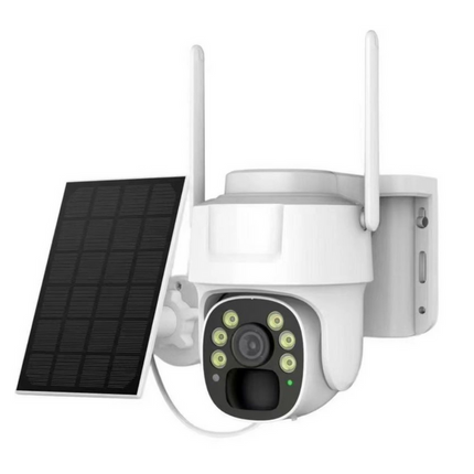 Solar-Powered Outdoor Security Camera with Pan-Tilt Control, 5MP Clarity & Smart Motion Detection