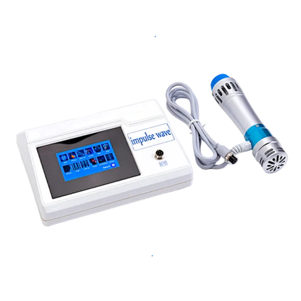 Portable Multi-Head Muscle Massager Adjustable Speed and Power White